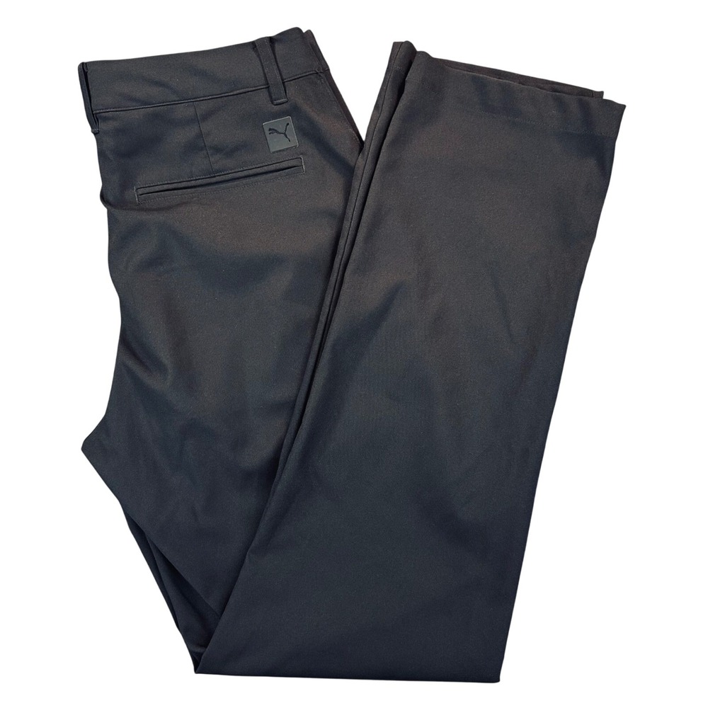 Puma Enjoy Golf Pants Men's 32x32 Black Performance Technical Trousers Athletic‎